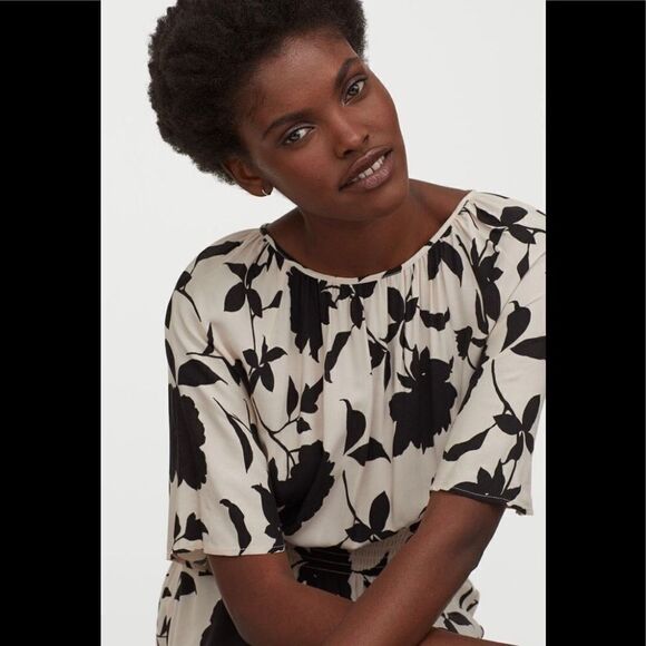 Viscose calf length dress by H&M - Picture 8 of 10